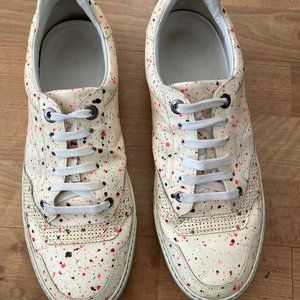 White Lanvin sneakers